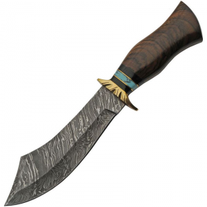 Damascus 1252 Scimitar Bowie