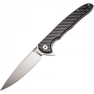 CJRB Knives 1902CF Briar Linerlock Knife Carbon Fiber Handles