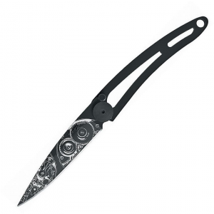 Deejo 7GN049 Naked 15g Linerlock Knife Watch