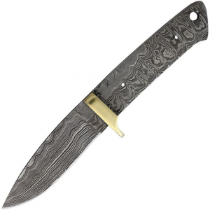 Knife Blanks 129D Knife Blade Drop Pt Damascus