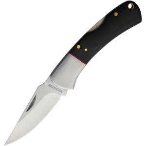 Rough Rider 2099 Highland Lockback Knife Black Micarta Handles