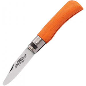 Old Bear 935115MOK XS OBY Satin Folding Knife Orange Handles