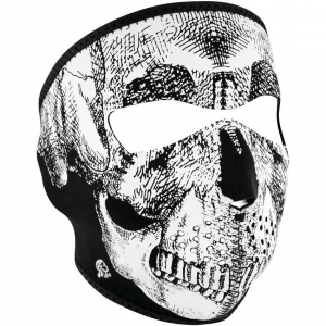 Zan Headgear WNFM002 Full Face Mask BW Skull