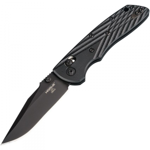 Hogue 24276 Deka ABLE Lock Black Cerakote Folding Knife Black Handles