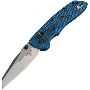 Hogue 24263 Deka ABLE Lock Stonewash Folding Knife Blue/Black Handles