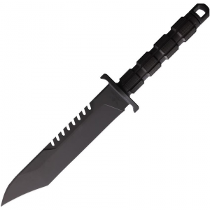 Jesse James 4TT Big Fixie Survival Black Talon Fixed Blade Knife Steel Hollow Handles