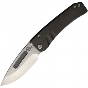 Medford 033SSTD30PV Midi Marauder Framelock Knife Black Handles