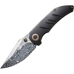 We 22020BDS1 Riff-Raff Damascus Knife Black/Bronze Handles