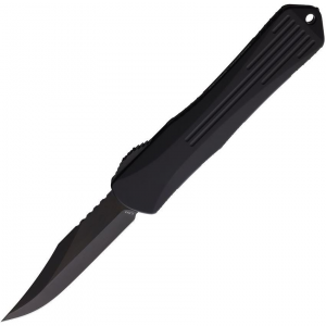Heretic 030B6APUCF Auto Manticore X OTF Black Knife Black/Purple Handles