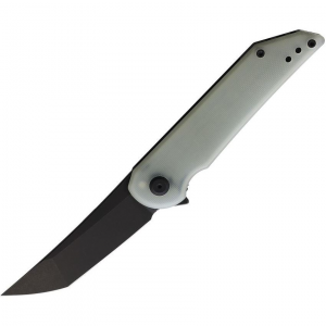 Hoback Knives 019JG Radford Framelock Knife Jade G10 Handles