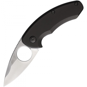 Brous 263 Silent Soldier Framelock Knife Gray Handles