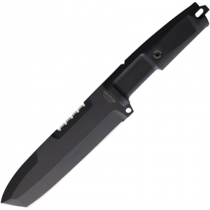 Extrema Ratio 0127BLK Ontos Burnished Fixed Blade Knife Black Handles