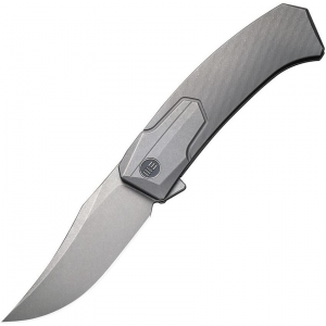 WE Knife Company 210154 Shuddan Framelock Knife Gray Handles