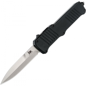 Heckler & Koch 54090 Auto Hk Incursion OTF Tumbled Knife Black Handles