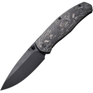 We 20025AC Esprit Black Stonewashed Framelock Knife Carbon Fiber Handles