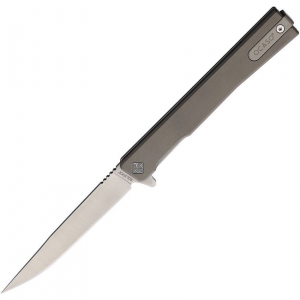 Ocaso 10CTS Solstice Linerlock Knife with Titanium tanium Handles