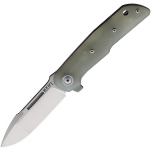 MKM-Maniago S01GN Clap Linerlock Knife with Jade G10 Handles