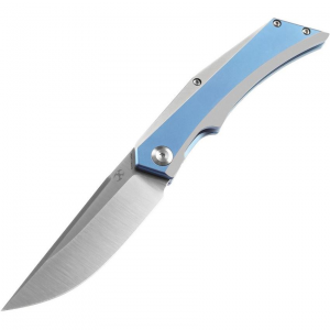 Kansept 1035A3 Naska Framelock Knife Blue/Silver Handles