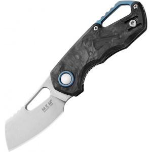 MKM-Maniago FX03M2CM Isonzo Linerlock Knife with Cleaver Carbon Fiber Handles