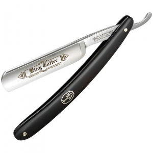 Boker 140524 King Cutter Razor Carbon Steel Blade with Black Synthetic Handle