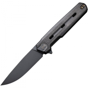 We 220261 Navo Back Stonewashed Linerlock Knife Black Handles