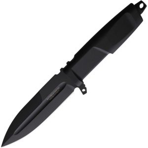 Extrema Ratio 0216BLK Contact C Combat Black Fixed Blade Knife Black Handles