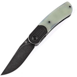 Kansept Knives 2025A5 Reverie Black Knife Jade Handles