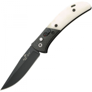 Bear & Son AC900WSB6B Auto Bold Action IX Black Knife White Handless