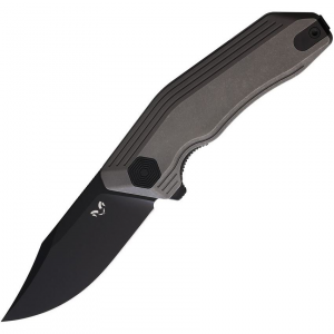 Damned Designs 005TSW2 Cerberus Linerlock Knife SW Titanium Handles