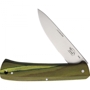 OTTER-Messer 155STABGR OTT155STABGR Satin Folding Knife Green Handles