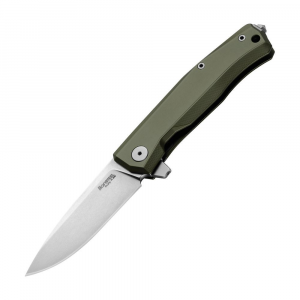 Lion Steel T01AGS Myto Framelock Knife Green Aluminum Handles