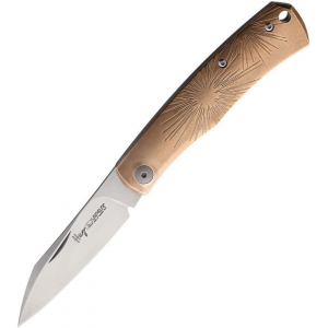 Viper Knives 5990BRS Hug Folder Star Knife Bronze Handles
