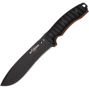 Hydra 04 Stygian Fixed Blade Knife Blade Black Handles