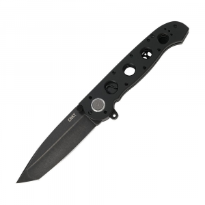 CRKT 04DB M16 Deadbolt Lock Black Knife Black Handles