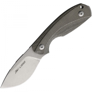Viper 4022CG Lille 1 Stonewash Fixed Blade Knife Green Handles