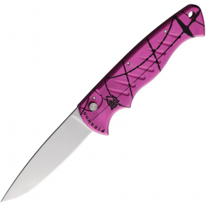 Piranha P1PK Auto Pocket Button Lock Knife Pink Camo Handles