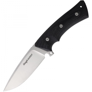 Viper 4880GG Giangi Satin Fixed Blade Knife Black Handles