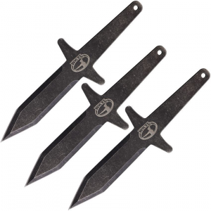 World Axe Throwing League L013 Sparrowhawk Fixed Blade Throwing Knives Set