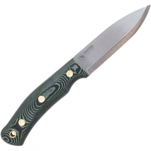 Casstrom 14103 No 10 Forest Satin Fixed Blade Knife Green Micarta Handles