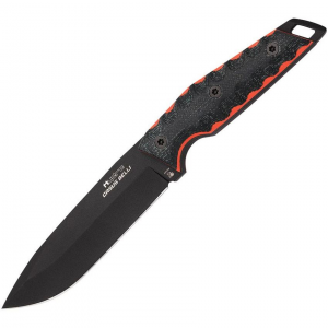 Hydra 10 Casus Belli Blade Fixed Blade Knife Black and Red Handles