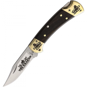 Yellowhorse 394 Kraken Custom Buck 112 Lockback Knife Ebony Wood Handles