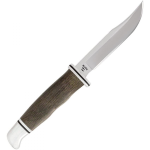 Buck 102GRS1 Woodsman Pro Fixed Blade Knife Green Handles