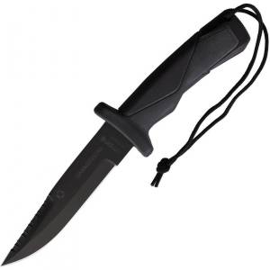 Aitor 16006 Hammerhead Black Fixed Blade Knife Black Handles