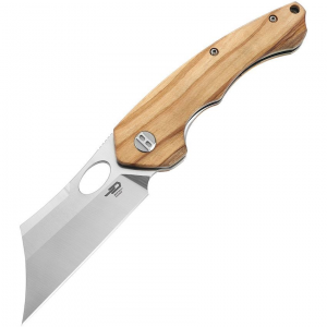 Bestech L06B Skirmish Linerlock Knife Olivewood Handles