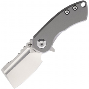 Kansept 3030A2 Mini Korvid Linerlock Knife Bead Blast Titanium Handles