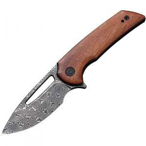 Civivi 2010DS1 Odium Damascus Knife Wood Handles