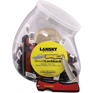 Lansky KN045B Small Lockback Knife Bowl 18PC Handles
