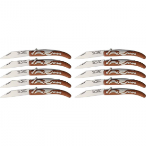 Okapi 19070 Big Sable Finish Knife Brown Handles