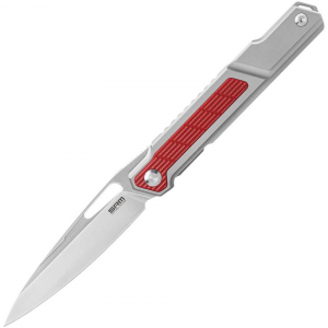 SRM 1421TL Fantasy Framelock Knife Red G10 Handles