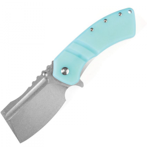 Kansept 1030A7 XL Korvid Linerlock Knife Blue Handles